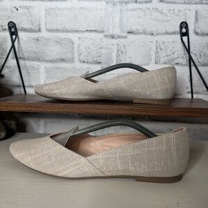 Xappeal Gold Sparkle Flats Raelynn Size 6.5